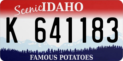 ID license plate K641183