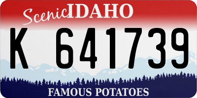 ID license plate K641739