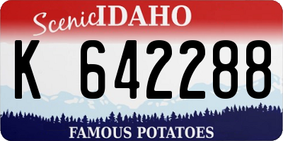 ID license plate K642288