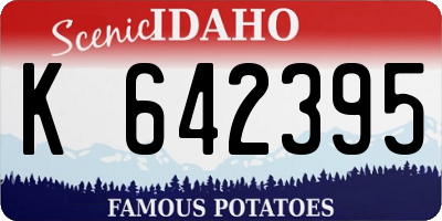 ID license plate K642395