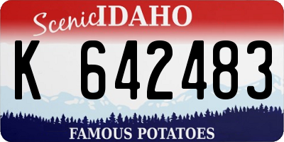 ID license plate K642483