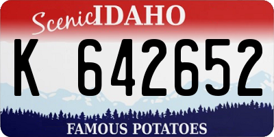 ID license plate K642652