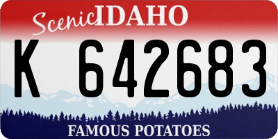 ID license plate K642683