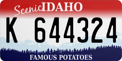 ID license plate K644324