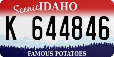 ID license plate K644846