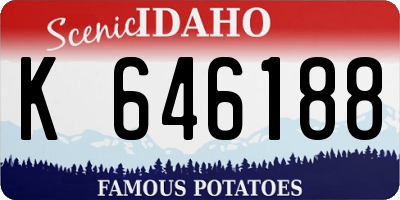 ID license plate K646188