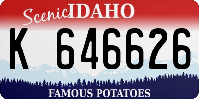 ID license plate K646626