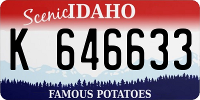 ID license plate K646633