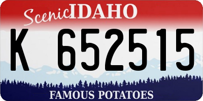 ID license plate K652515