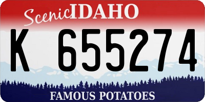 ID license plate K655274