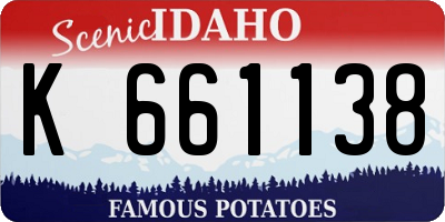 ID license plate K661138