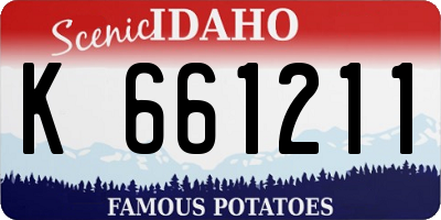 ID license plate K661211