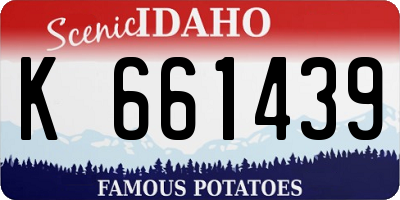 ID license plate K661439