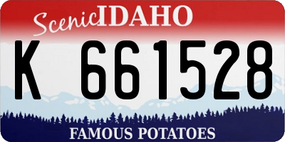 ID license plate K661528