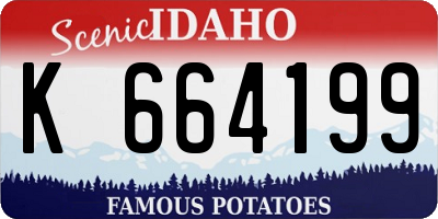 ID license plate K664199
