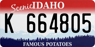 ID license plate K664805