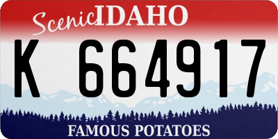 ID license plate K664917