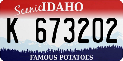 ID license plate K673202