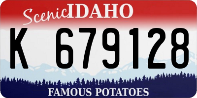 ID license plate K679128