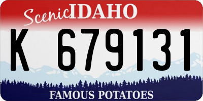 ID license plate K679131
