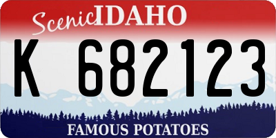 ID license plate K682123