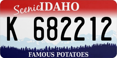 ID license plate K682212