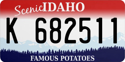 ID license plate K682511