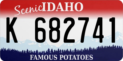 ID license plate K682741
