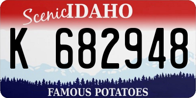 ID license plate K682948