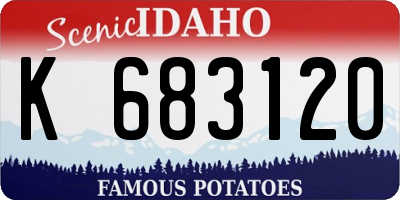 ID license plate K683120