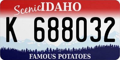 ID license plate K688032