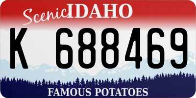 ID license plate K688469