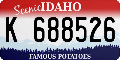 ID license plate K688526