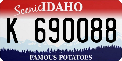 ID license plate K690088
