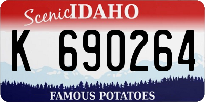 ID license plate K690264