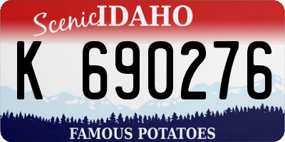 ID license plate K690276