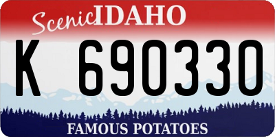 ID license plate K690330