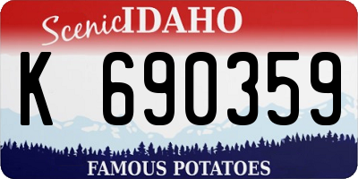 ID license plate K690359