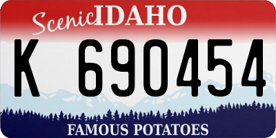ID license plate K690454