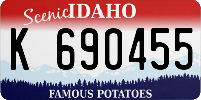 ID license plate K690455