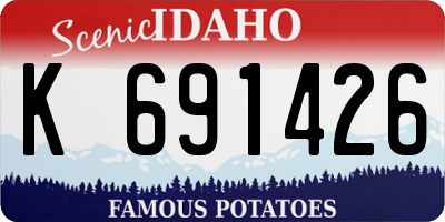 ID license plate K691426