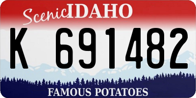 ID license plate K691482
