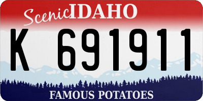 ID license plate K691911