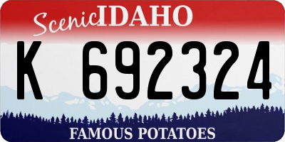 ID license plate K692324
