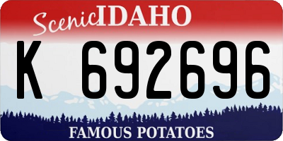ID license plate K692696