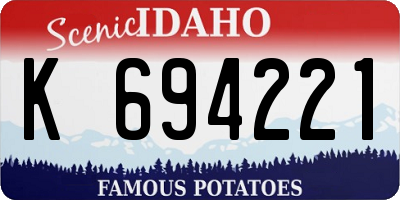 ID license plate K694221