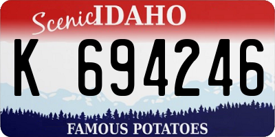 ID license plate K694246