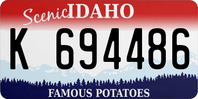 ID license plate K694486