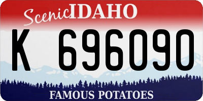 ID license plate K696090