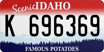 ID license plate K696369